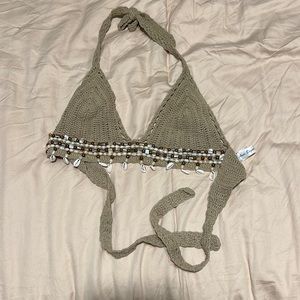 Andi bagus crochet swim top